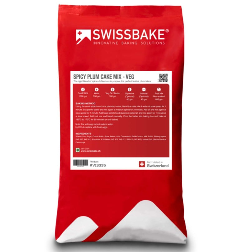 Swissbake Spicy Plum Cake Mix - Veg 1 kg