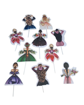 Princess Back Topper Pack of 10 TT00264