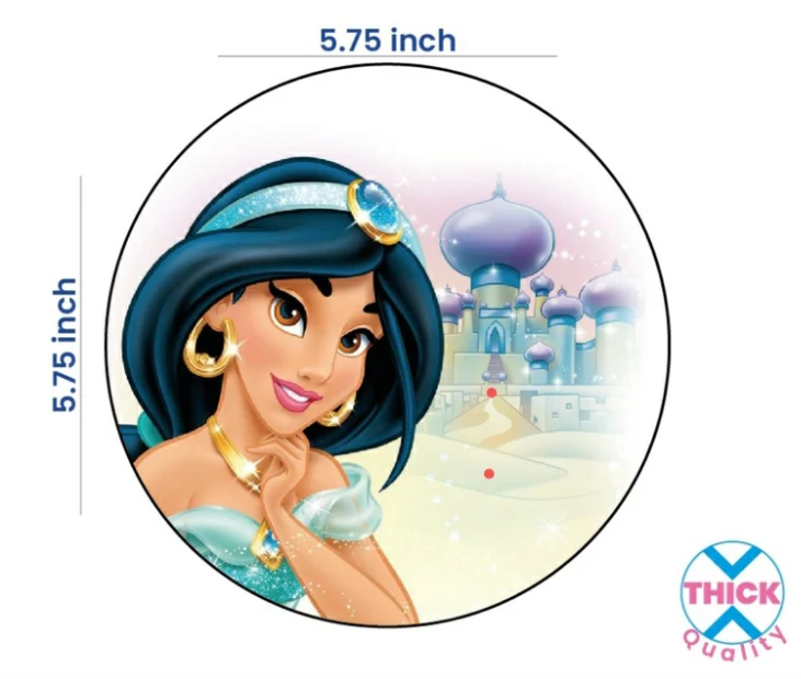 Tastycraft (Jasmine ) theme Edible Precut Wafer sheet (EWC-113)