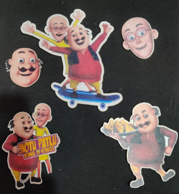 Tastycraft Motu Patlu Edible Waffer paper Pack of -8Code(WPC- 096)