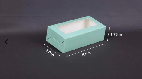 2 pc Brownie Box Mint Colour