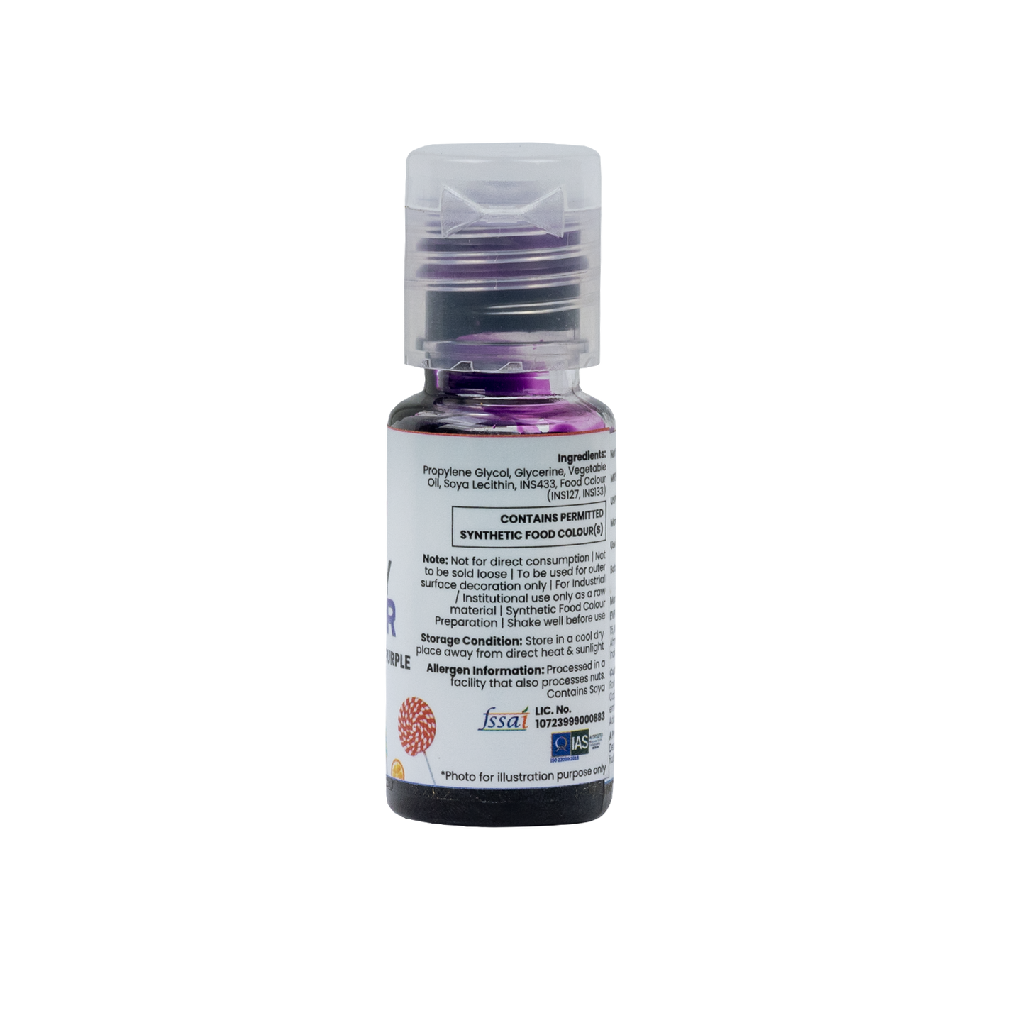Tastycraft Candy Color Purple 20 Gram expiry - feb 2026