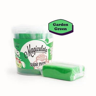 Magiculata sugar paste Garden green fondant