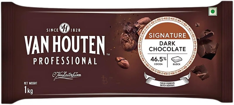 Van Houten Dark Chocolate 46.5% 1kg
