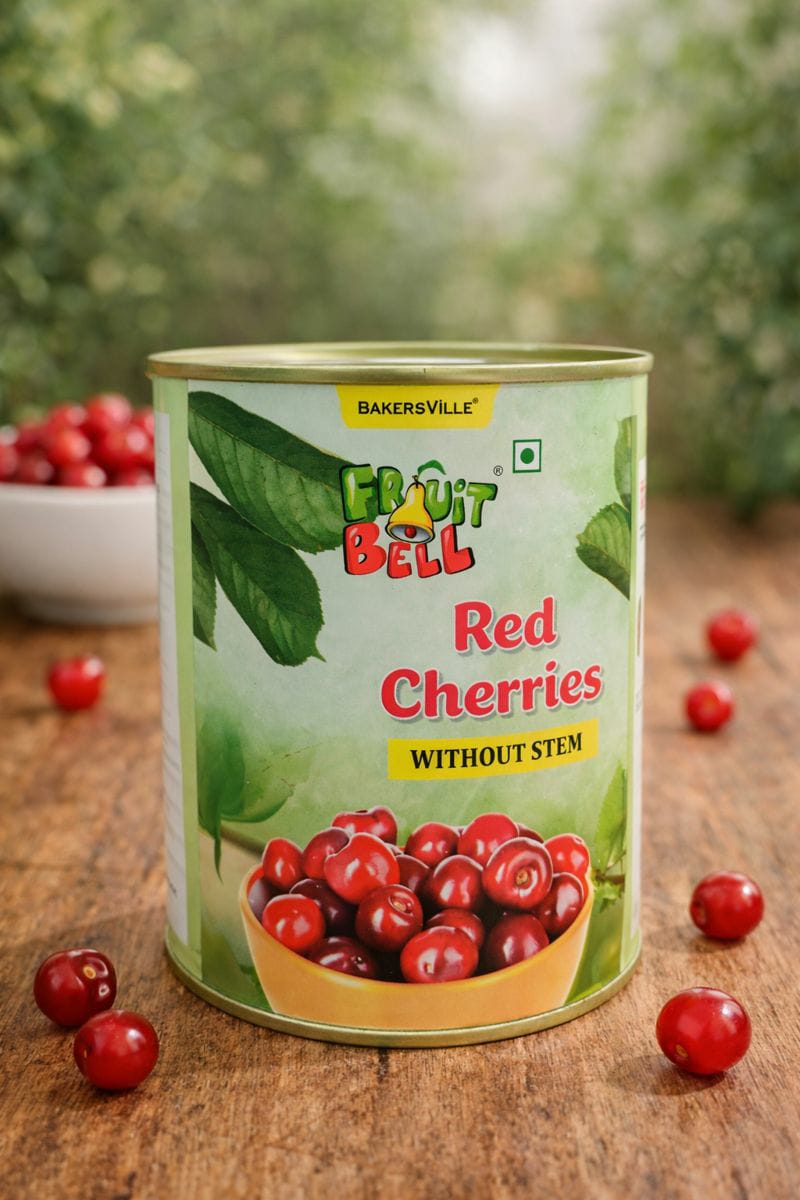 Bakersville Fruit Bell without stem Red Cherry 850g