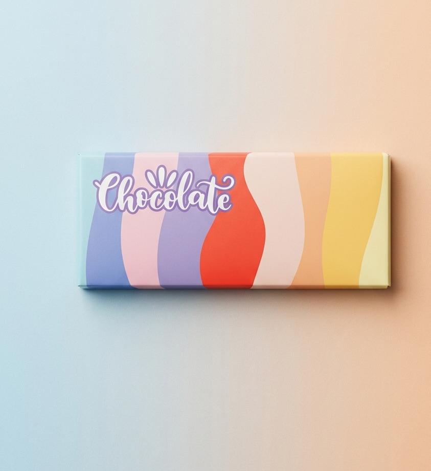 Chocolate Bar Box Pack Of 10 Size - 6.5x2.75x0.45 inch