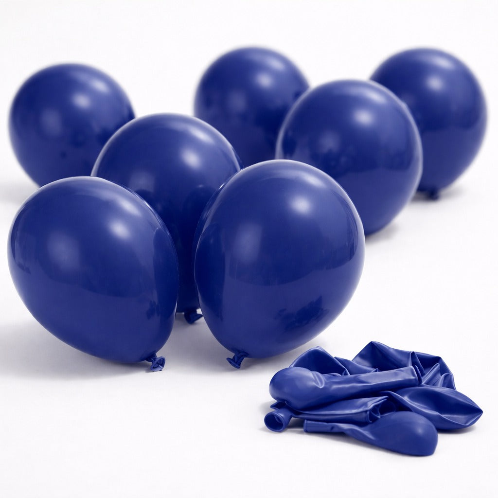 Dark Blue metallic Balloons (Pack Of 50)