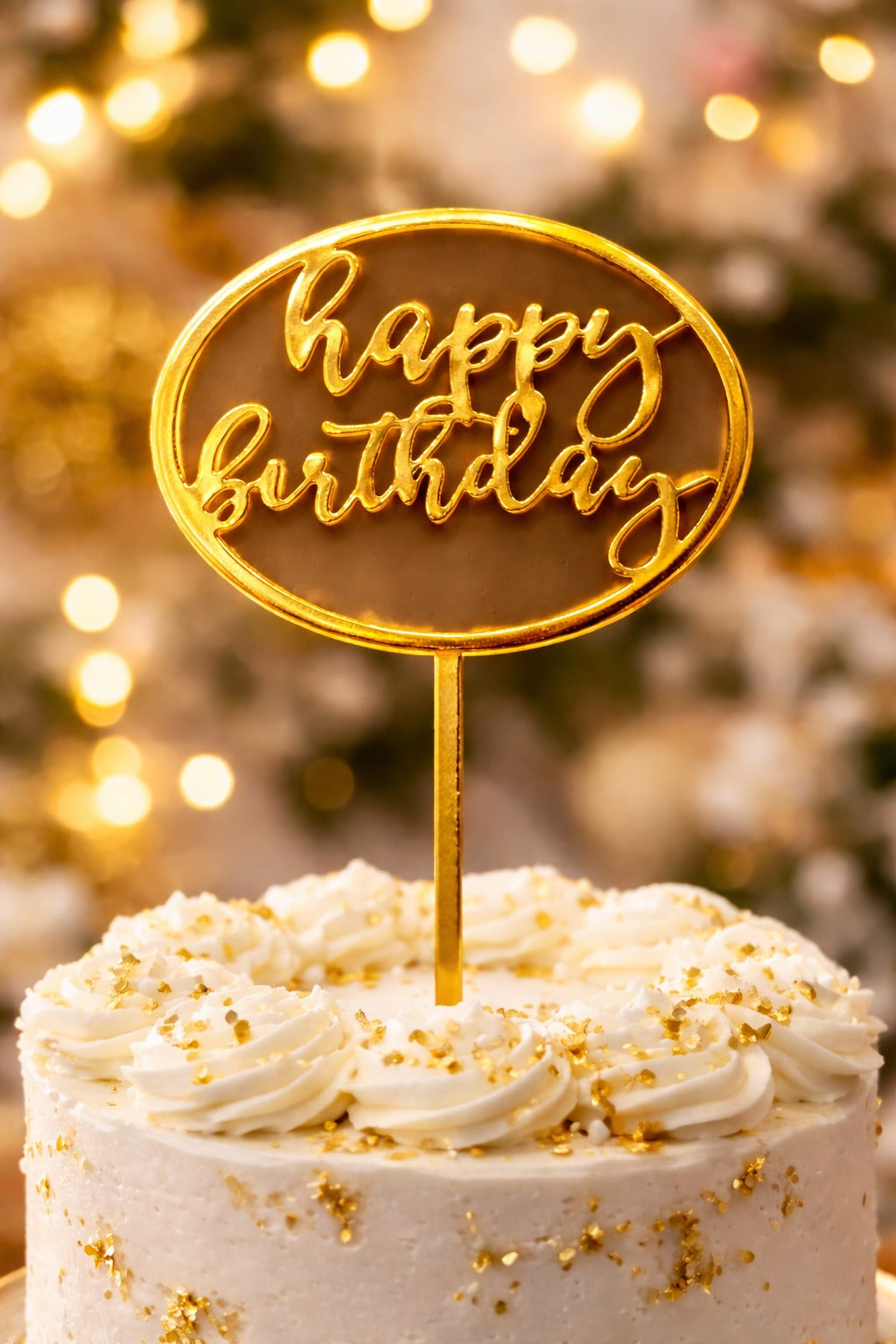 Economic birthday Acrylic topper