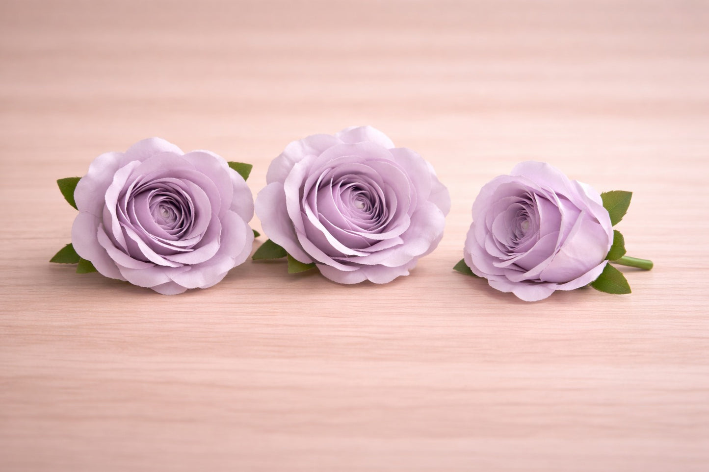Korean Lavender Artificial rose flower Pack of 3