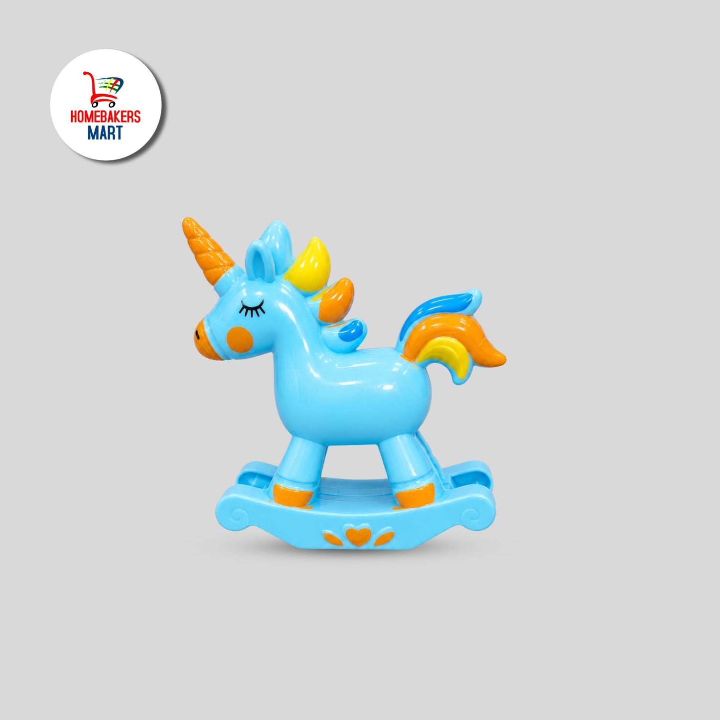Magic Blue Unicorn Rocking Horse