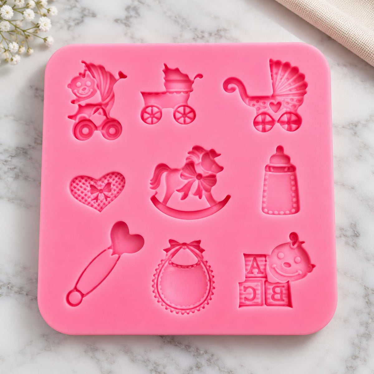 Baby Shower Silicon Mould