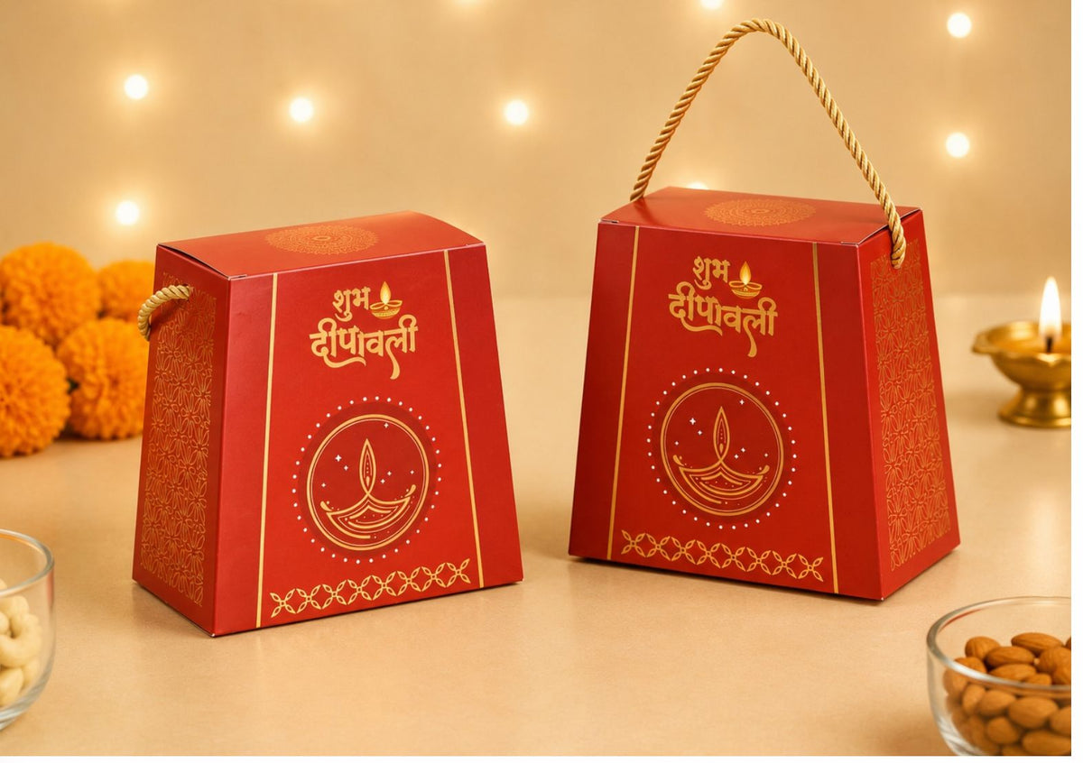 Diwali Dry Fruit Hamper Box Pack Of 10 - code 1650(1)