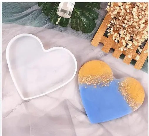 Resin heart shape mould
