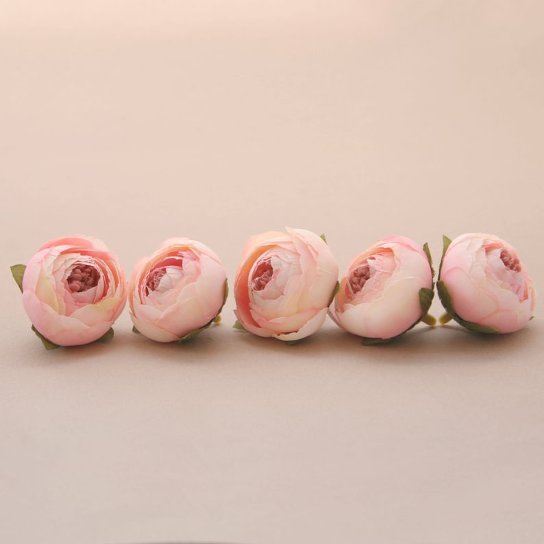 Artificial Peony Flower pack of 5