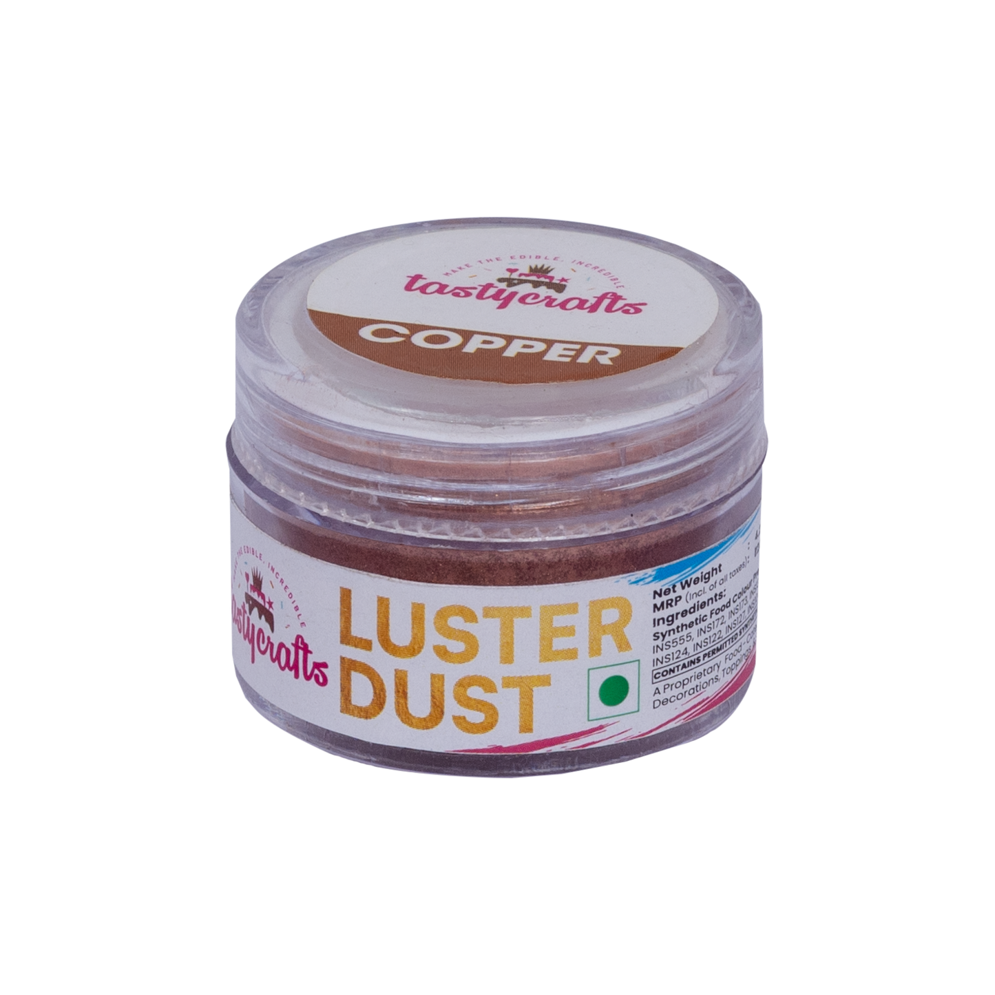 Tastycraft Copper Luster dust 4.5 gm