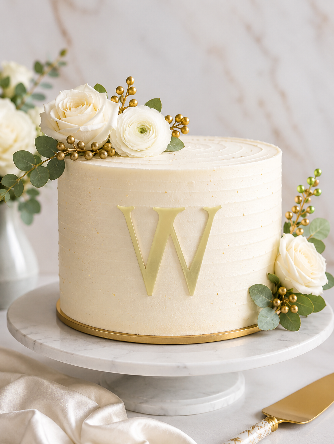 W Alphabet 2 inch Acrylic Topper