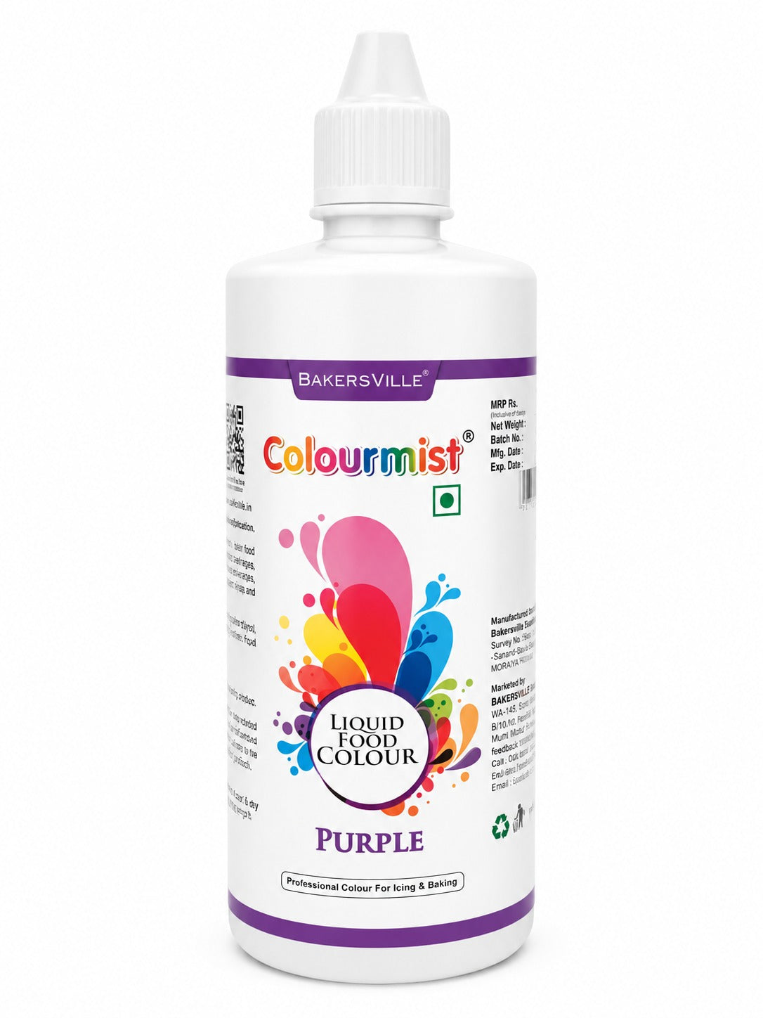 Bakersville Colourmist Liquid purple colour 500ml
