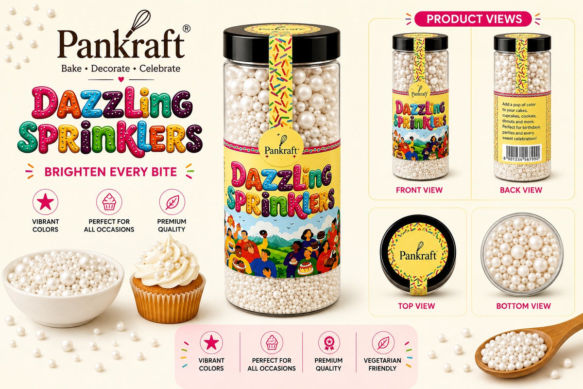 Pankraft White Mix Pearl Dazzling Sprinkler 750gm