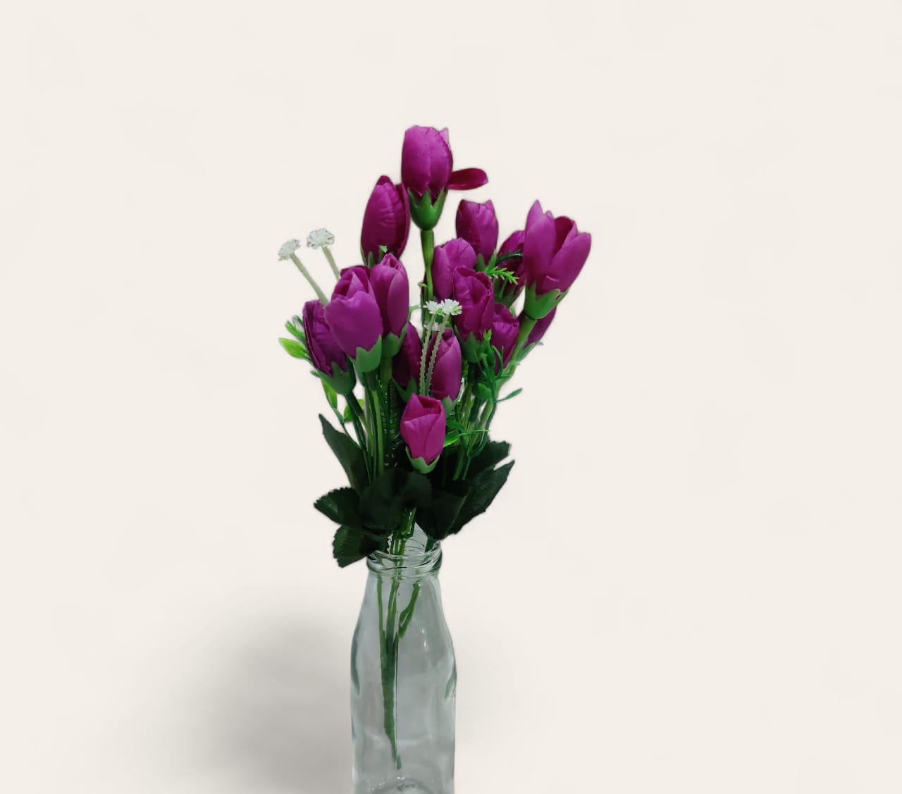 Tulip Purple Artificial Flower Bouquet NS4004-R