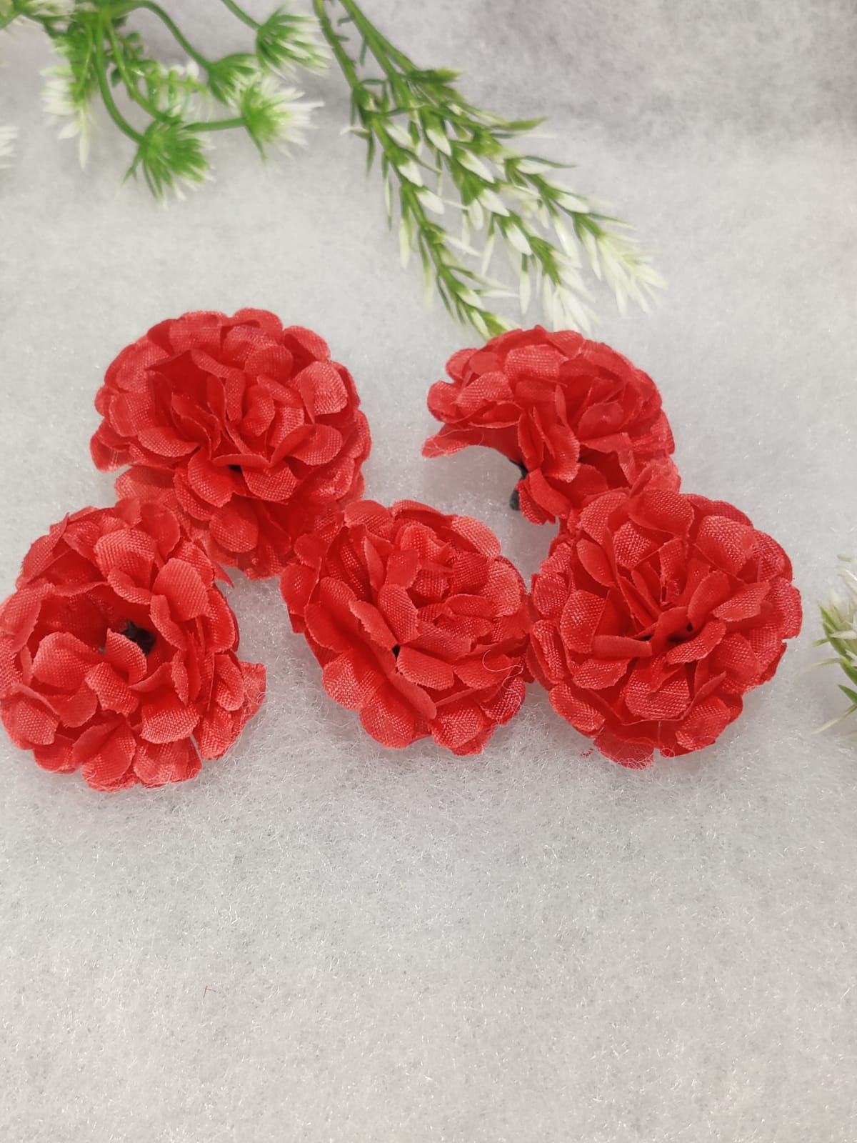 Red Mini Artificial Flower