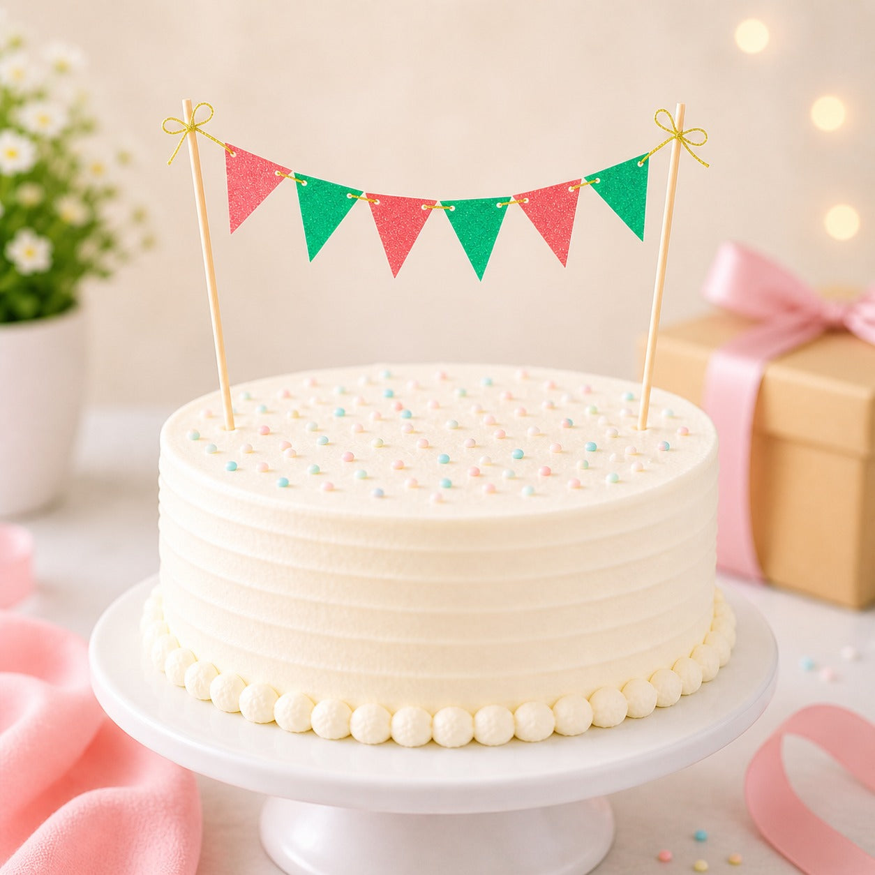 Colourfull Triangle Topper