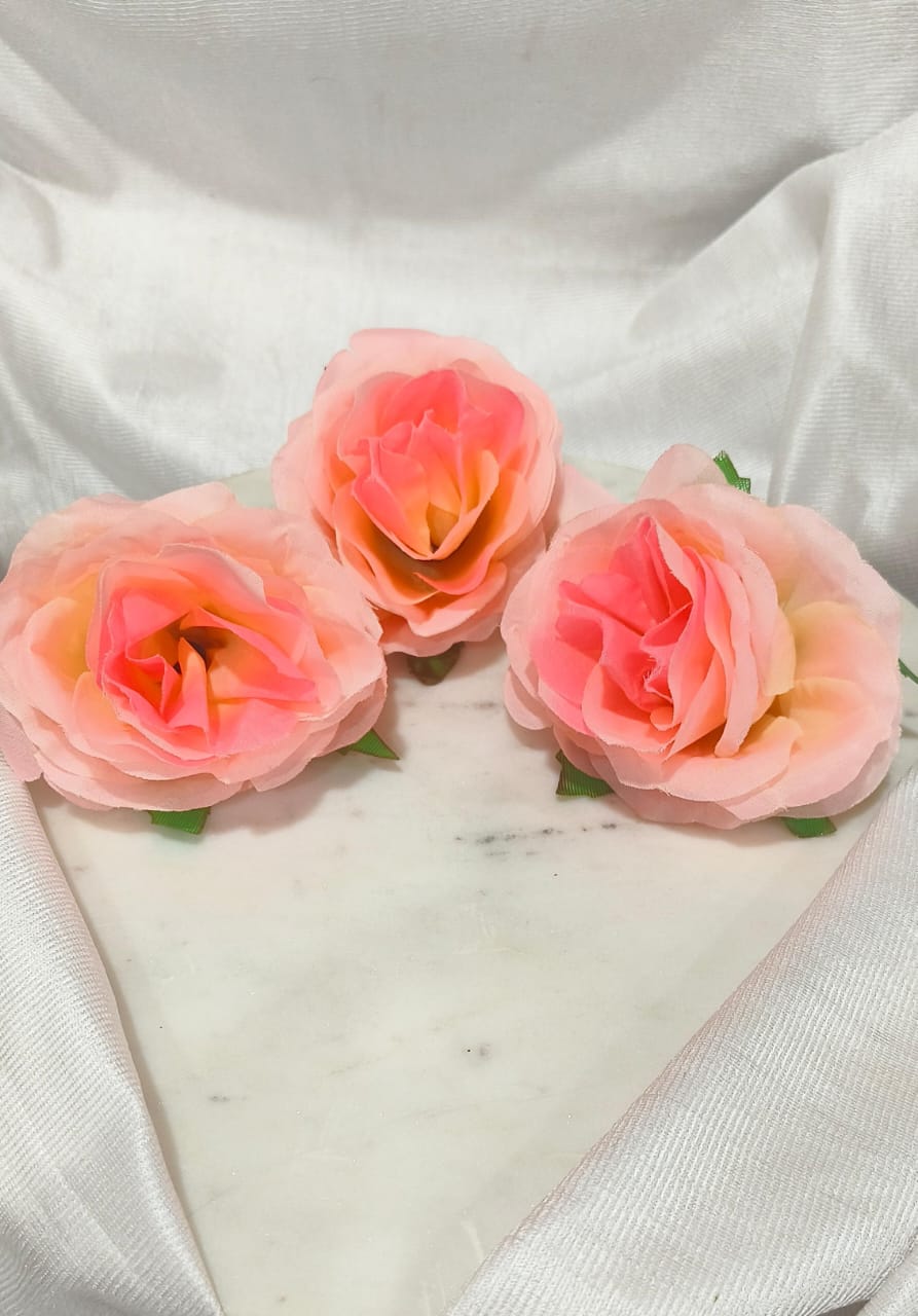 Artificial Rose Flower 4172 -C Pack of 3