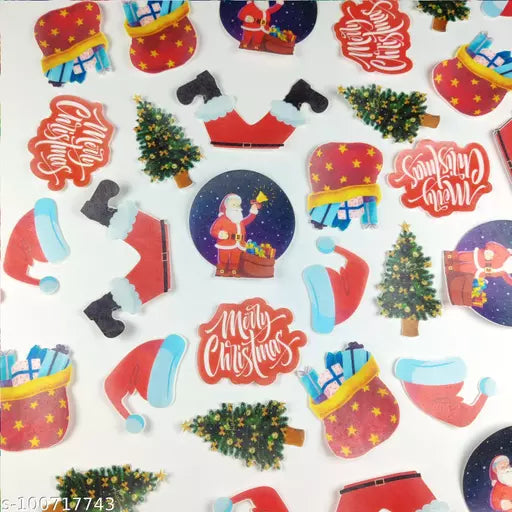 Tastycraft Christmas Edible Pre-Cut Wafer Paper pack of 8 (WPC-405)