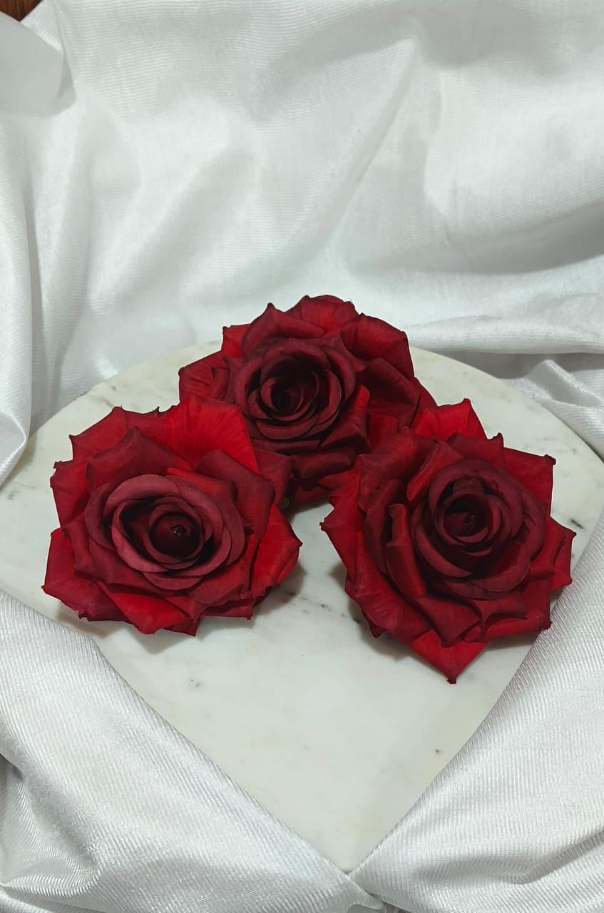Artificial Big Red Rose Flower 5408B