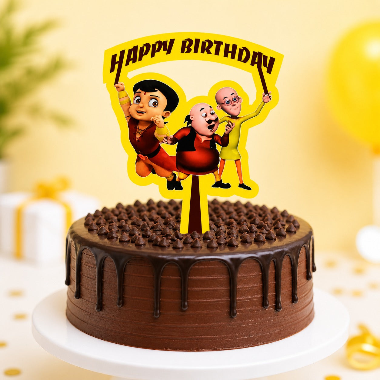 Chota Bheem motu patlu theme topper
