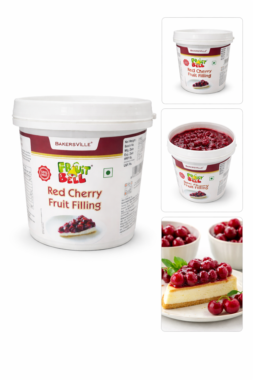 Bakersville fruitbell red cherry filling 1 kg