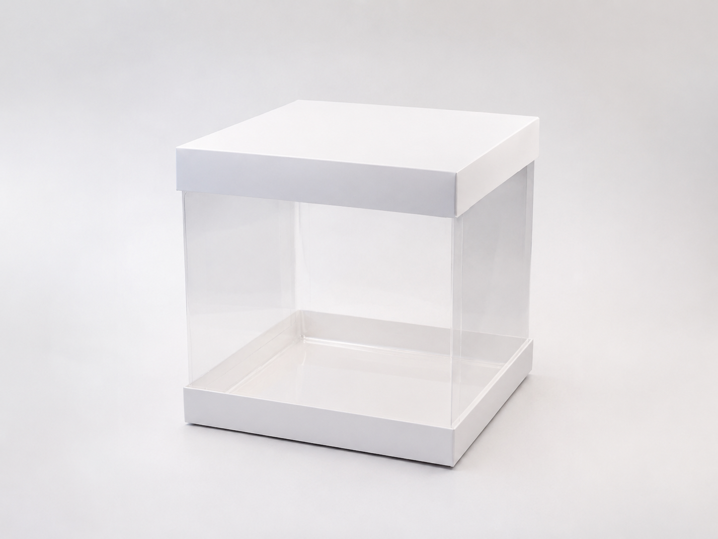 Pull me up Square Cake box (10x10x10 inches)