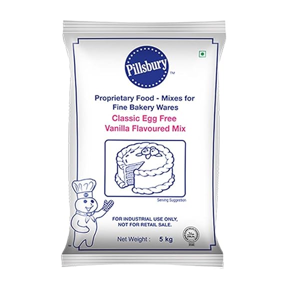 Pillsbury Classic Egg free Vanilla Cake Premix 5 kg