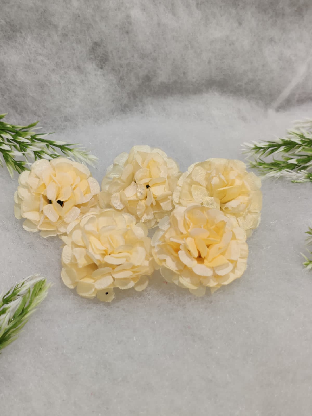 Peach Mini Artificial Flower pack of 3