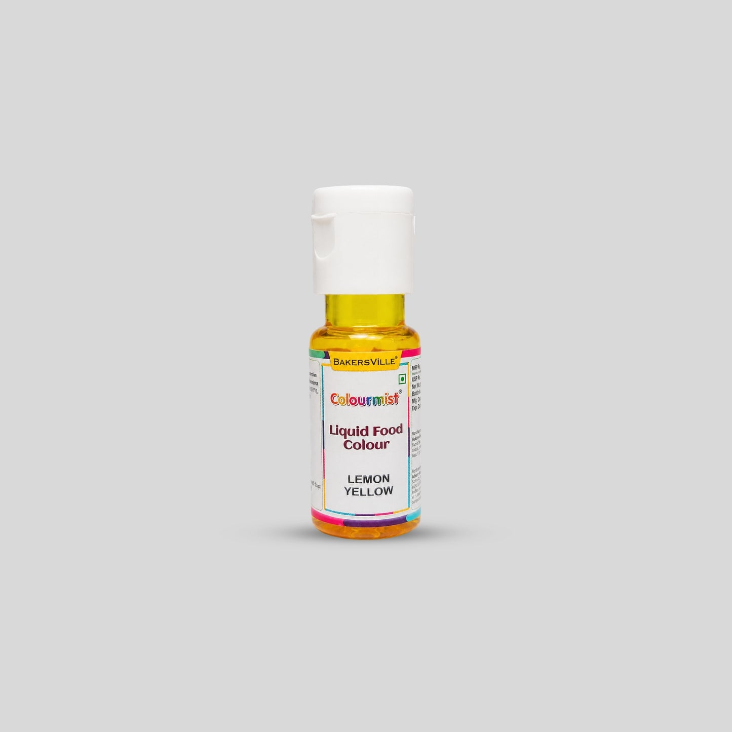 Bakersville Colourmist lemon yellow liquid food colour 20ml
