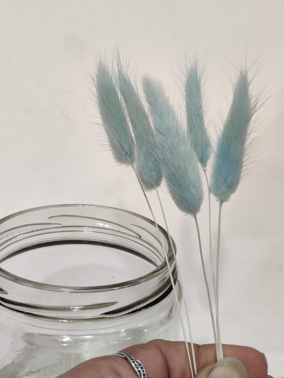 Bunny Tails sky Blue colour Pack of 5