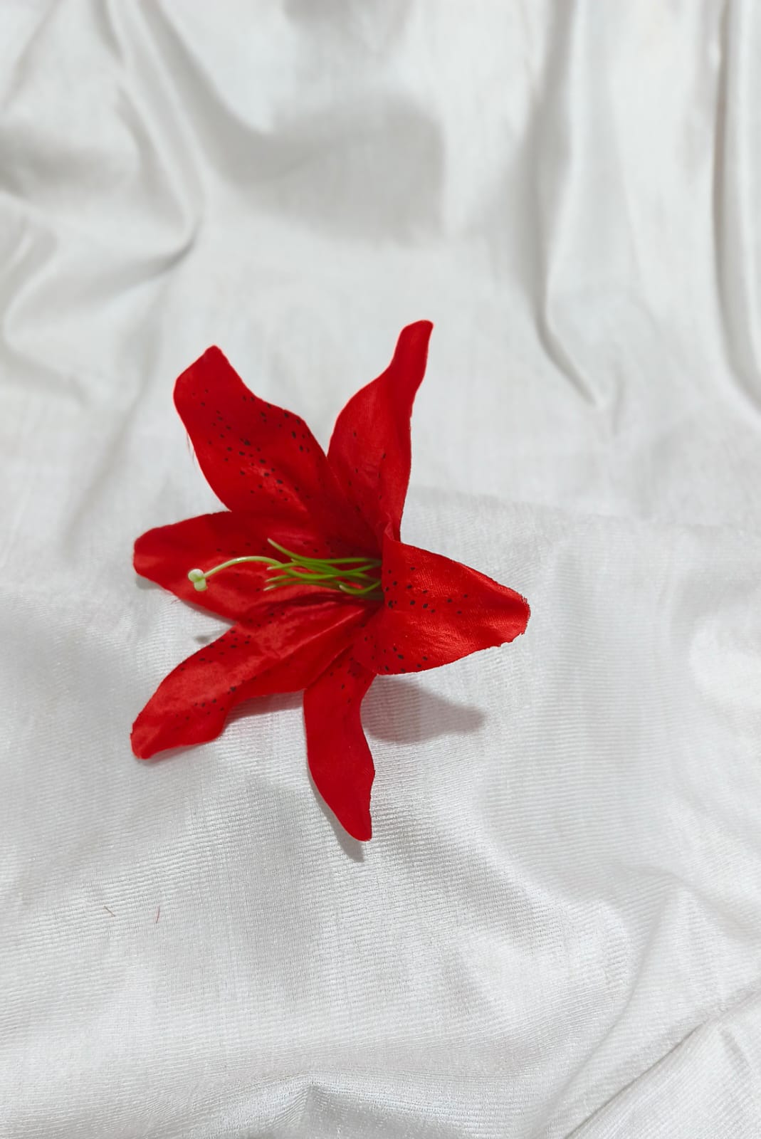 Big Red Lily Artificial Flower