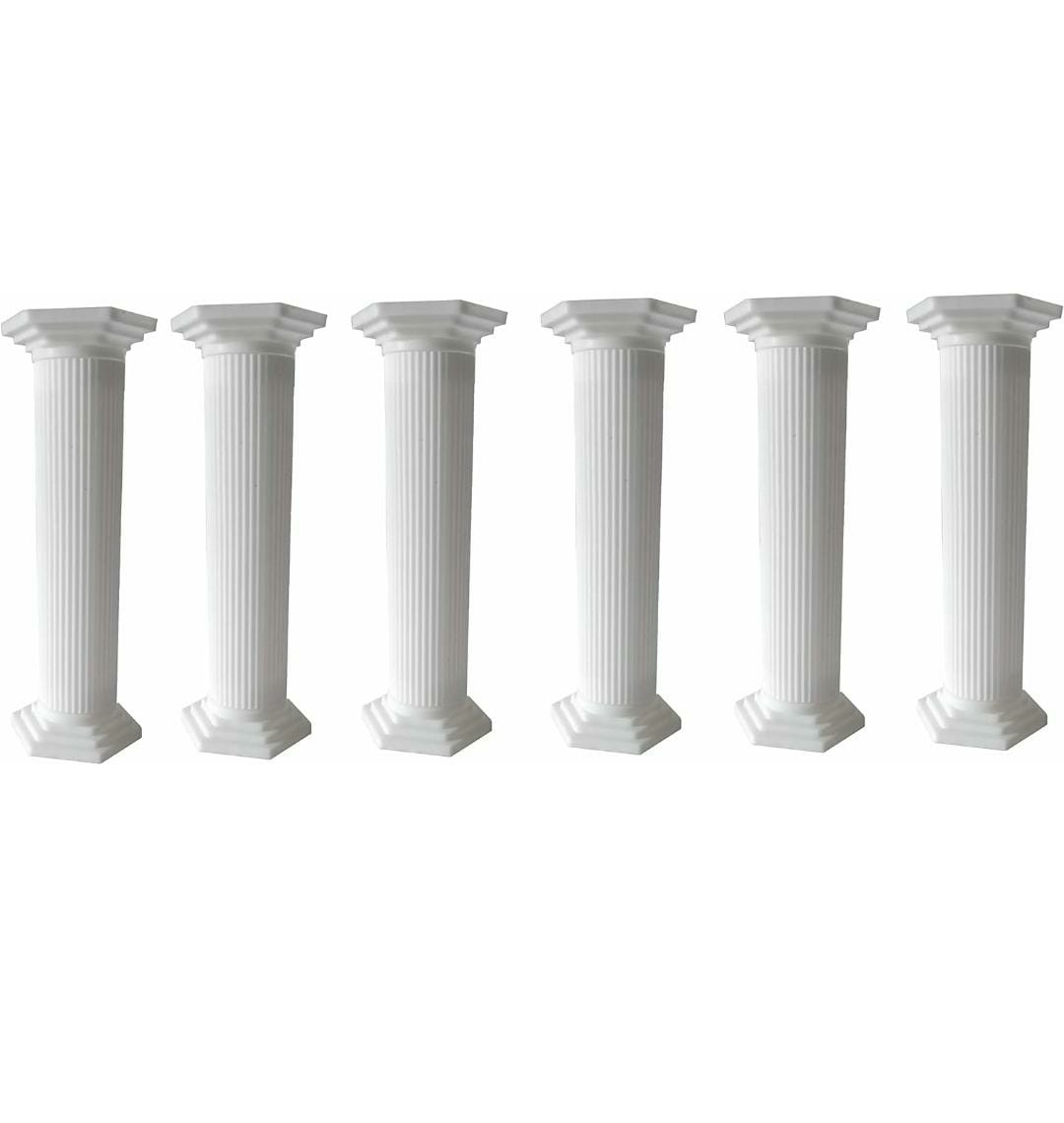 Cake Piller set of 6 size - 6 inch