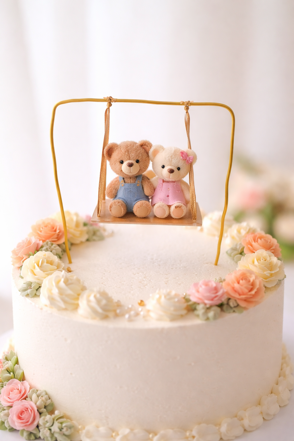 Swing cake topper