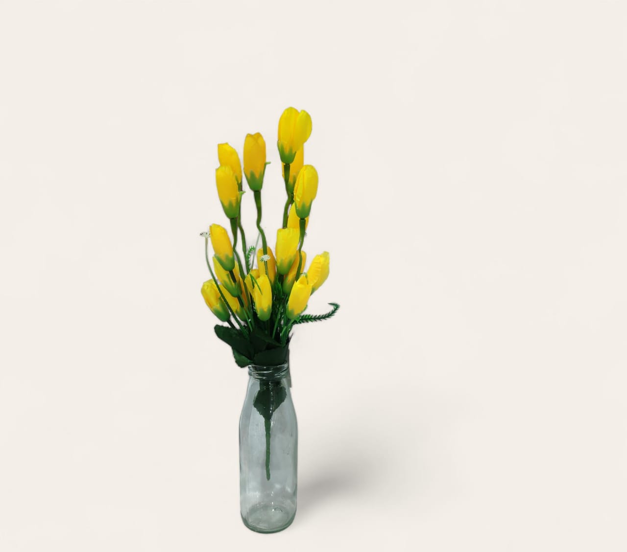 Tulip Yellow Artificial Flower Bouquet NS4004-R