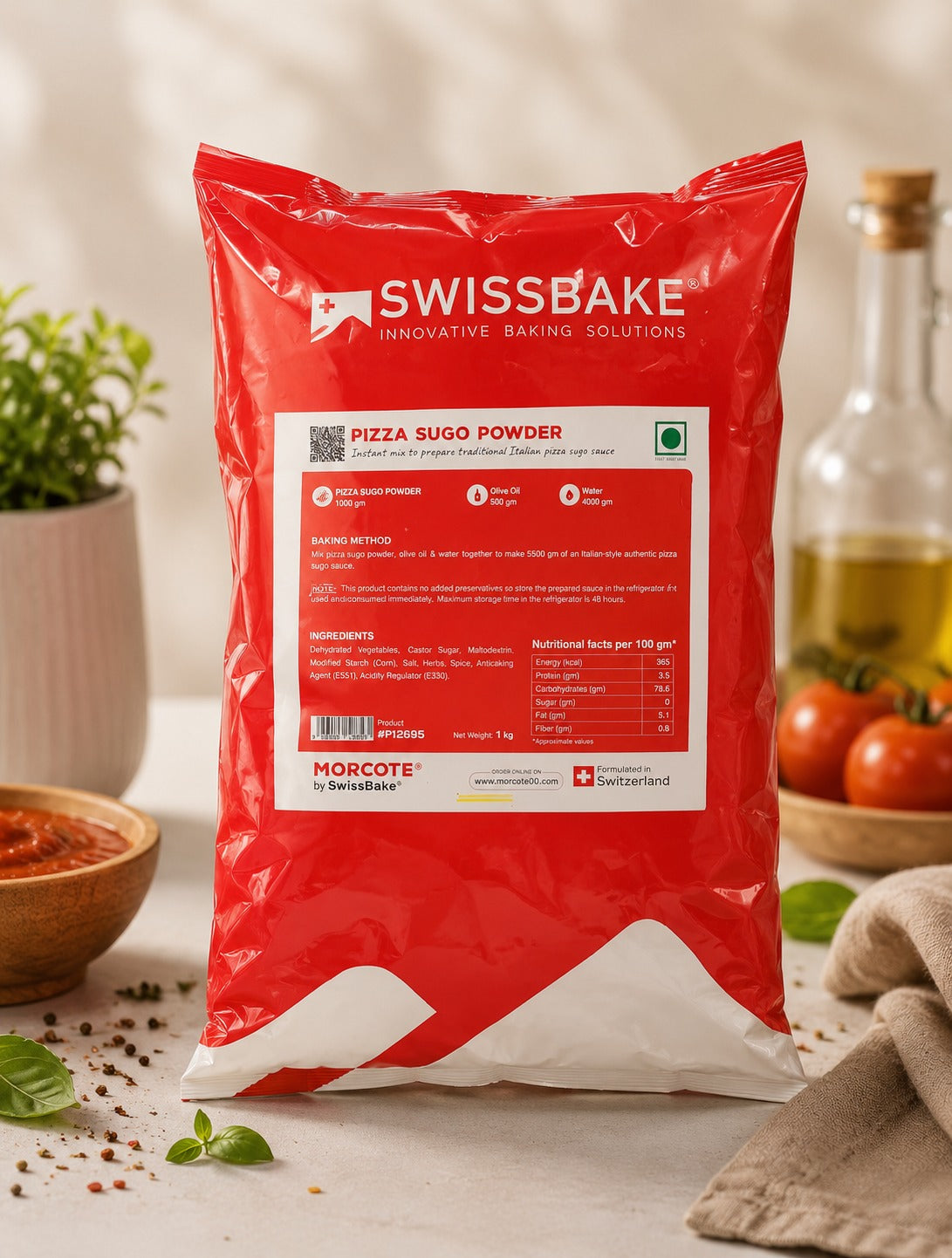 SwissBake Pizza Sugo Powder 1kg