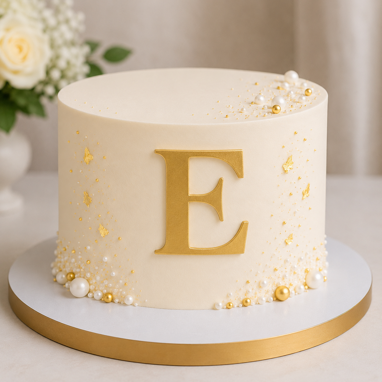 E Alphabet 2 inch Acrylic Topper