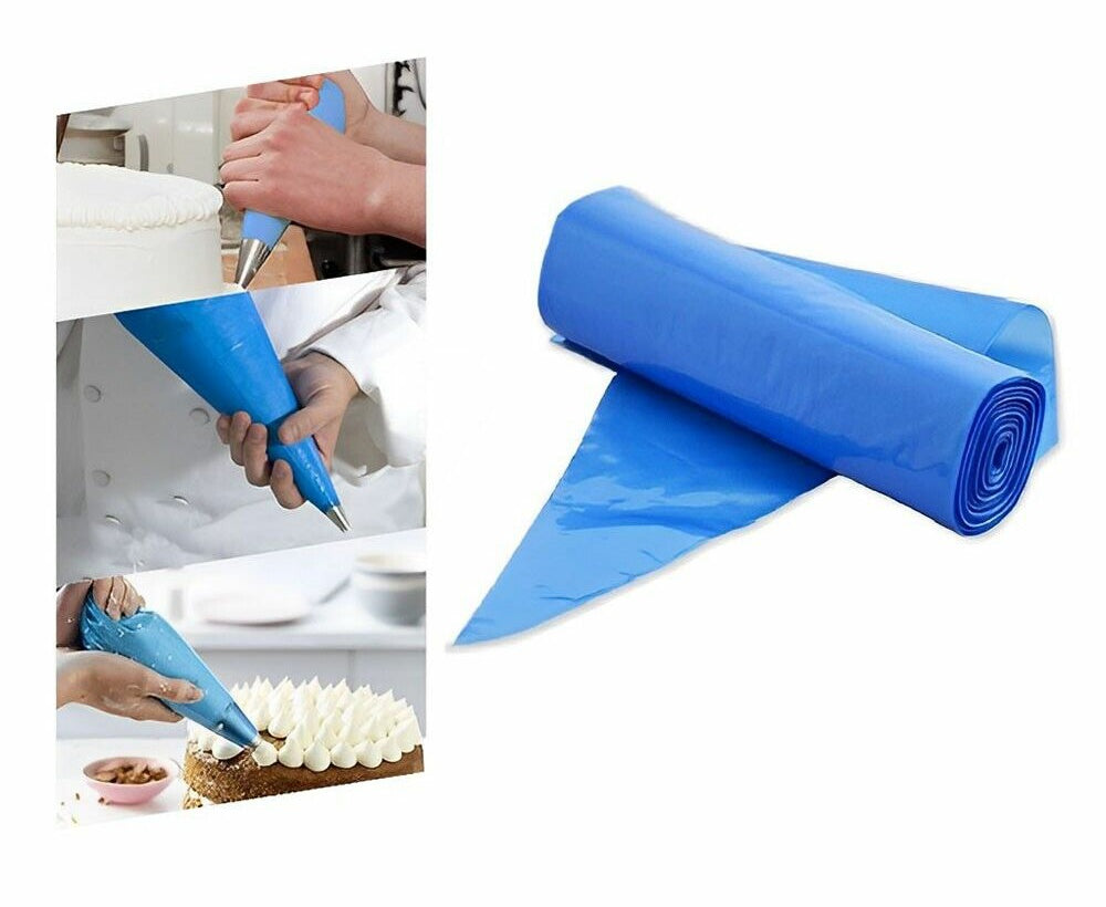 Flair 45 cm icing bag pack of 100 (Random color - Reusable)