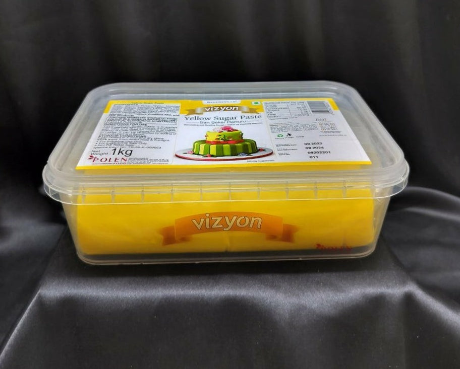 Vizyon Yellow Sugar Paste 1kg