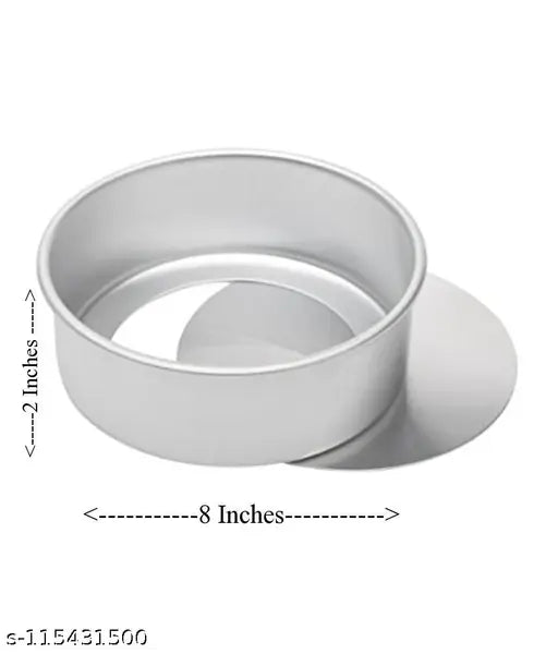 Aluminium loose bottom cake tin 8*2 inch