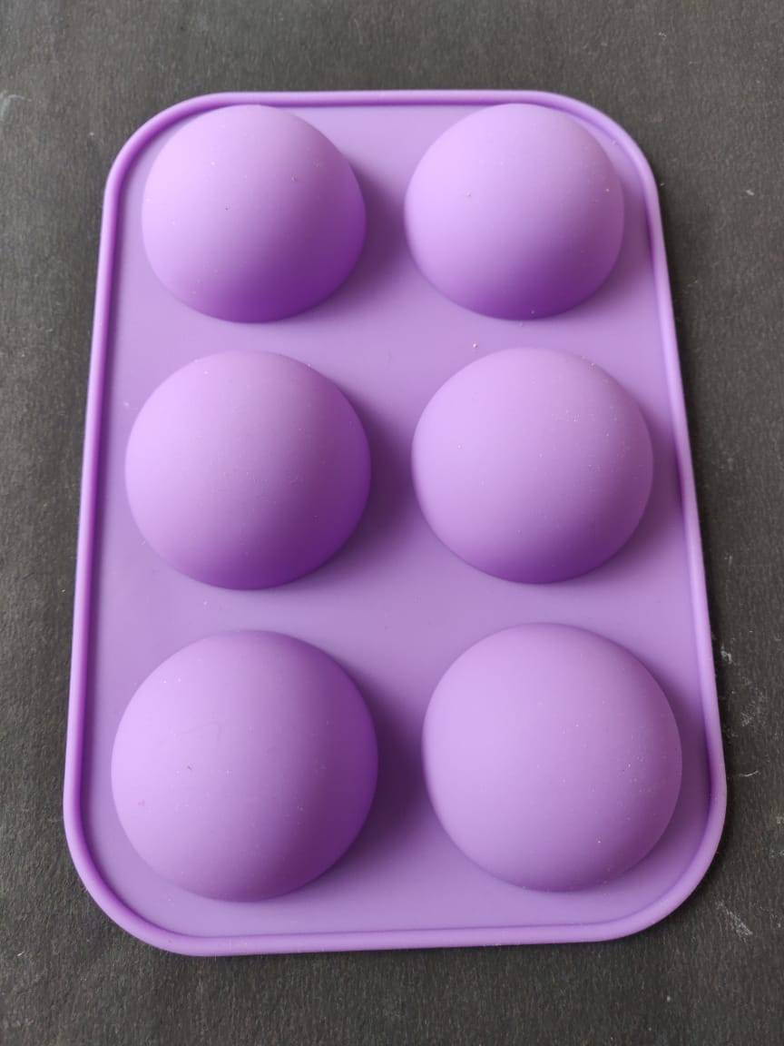 6 cavity chocolate bomb mould