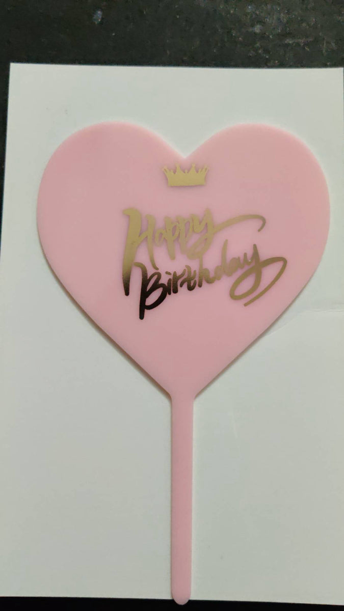 Premium Happy Birthday Topper