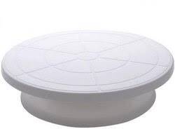 Plastic Cake Decorating Turntable Stand, 28cm, Random Color