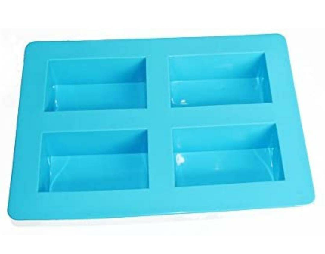 Rectangle silicone Soap mould
Dimensions LxWxH-8.5 x 1.5 x 6 inches
