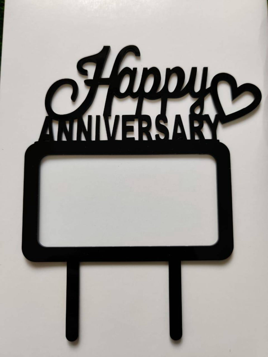 Anniversary Frame Acrylic Topper