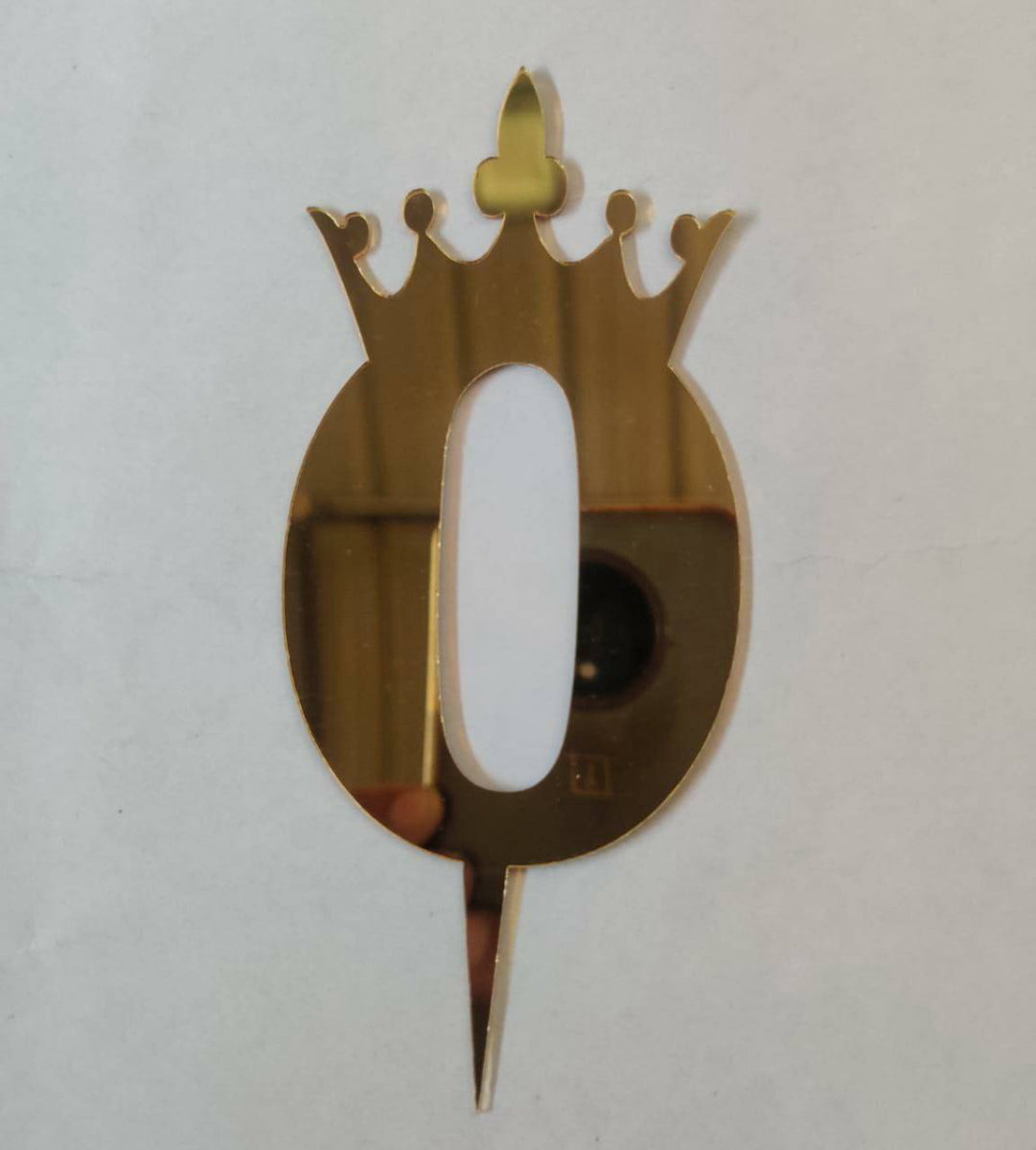 0 Number Acrylic Topper 5inch